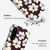 Selencia Vivid Back Cover Samsung Galaxy A57 (5G) - Choco Flower Pop