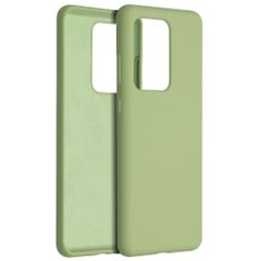 Accezz Liquid Silikoncase Samsung Galaxy S20 Ultra - Grün