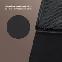 Selencia Riva Klapphülle Apple iPad 9 (2021) 10.2 Zoll / iPad 8 (2020) 10.2 Zoll / iPad 7 (2019) 10.2 Zoll - Mocha Brown