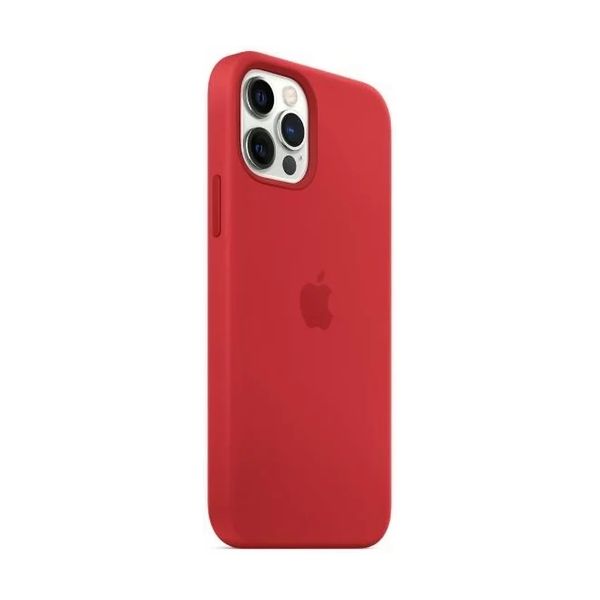 Apple Silikon-Case MagSafe Apple iPhone 12 (Pro) - Red