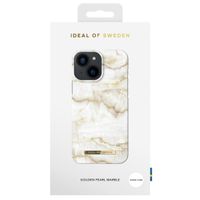 iDeal of Sweden Fashion Back Case für das iPhone 13 Mini - Golden Pearl Marble