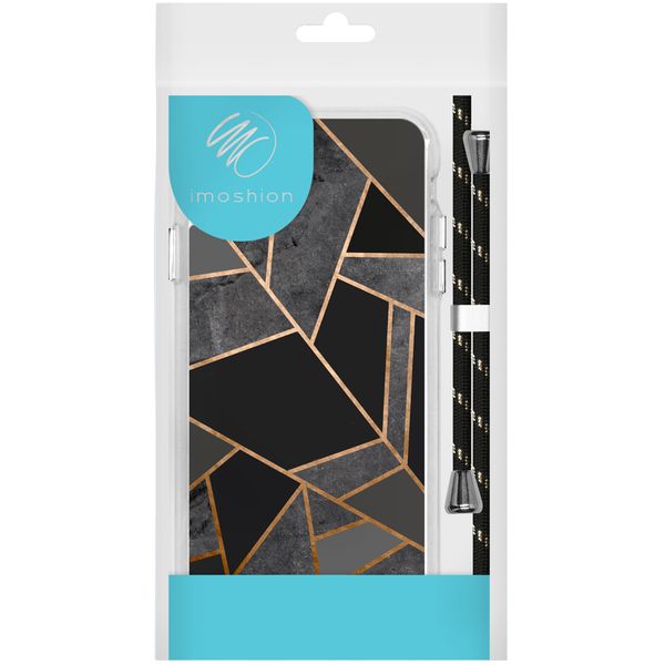 imoshion Design Hülle mit Band für das Samsung Galaxy S20 Plus - Black Graphic