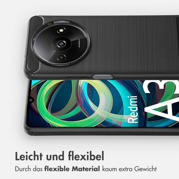 imoshion Brushed Back Cover Xiaomi Redmi A3 - Schwarz