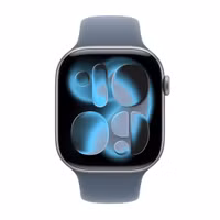 Apple Sport Armband für das  Apple Watch Series 1 - 9 / SE (38/40/41 mm) - Größe M/L - Anchor Blue