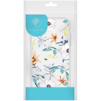 imoshion Design Hülle Apple iPhone 12 (Pro) - Blume - Weiß