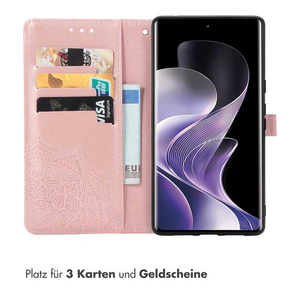 imoshion Mandala Klapphülle Xiaomi Poco X7 - Rosé gold