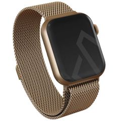 Burga Mailändische armband für das Apple Watch Series 1 bis 10 / SE / Ultra (2) (44/45/46/49 mm) - Gold