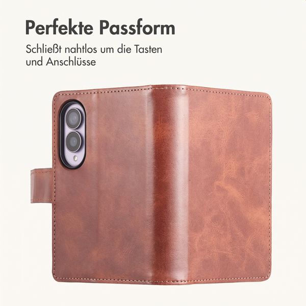 imoshion Luxuriöse Klapphülle Samsung Galaxy Z Fold 8 - Dunkelbraun