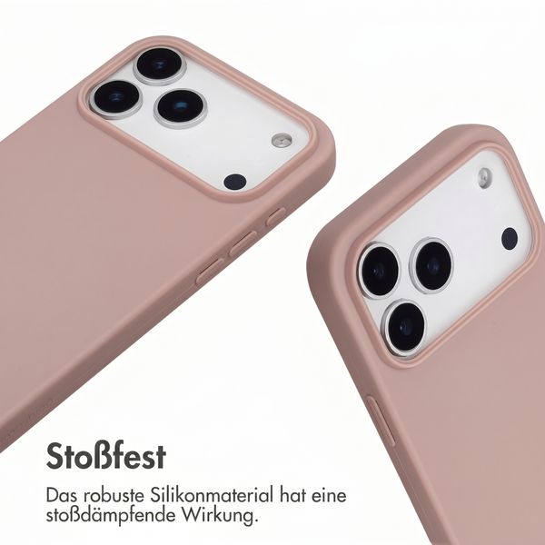 imoshion SilikonHülle mit Band Apple iPhone 17 Pro Max - Sand Pink