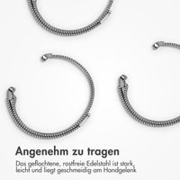 imoshion Magnetisches Milanaise Armband für das  Samsung Galaxy Watch Ultra (2024/2025) - Silber