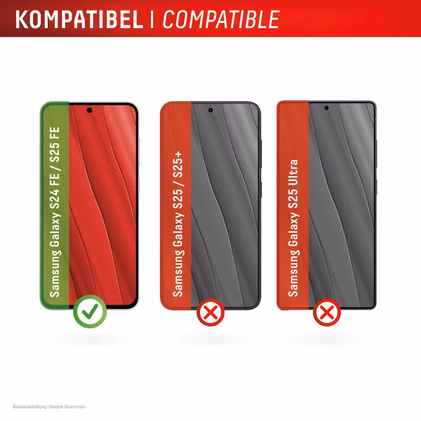 Displex Bildschirmschutzfolie Real Glass Samsung Galaxy S24 FE / S25 FE