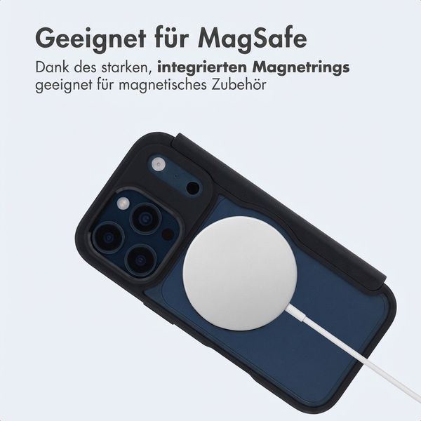 imoshion Transparente Bookcase mit MagSafe Apple iPhone 17 Pro Max - Schwarz