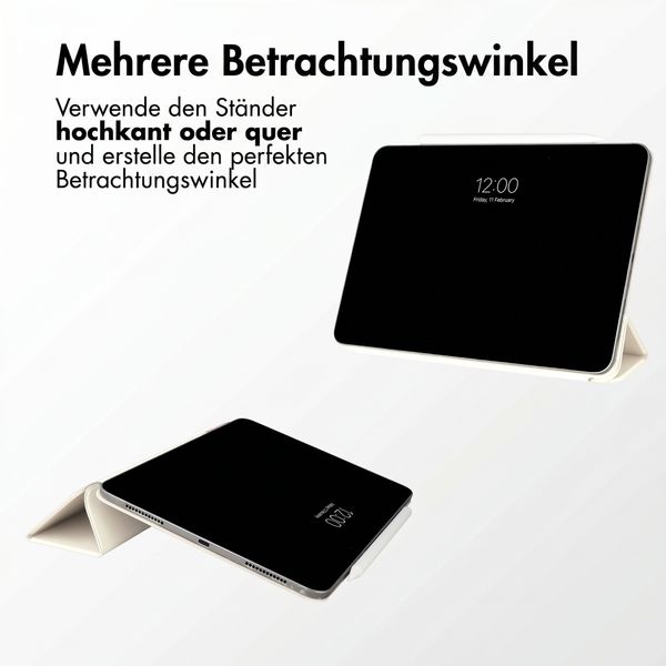 imoshion Magnetic Klapphülle Apple iPad Air 11 Zoll (2026) M4 / (2025) M3 / (2024) M2 / Air 5 (2022) / Air 4 (2020) - Beige