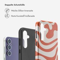 Selencia Vivid Back Cover Samsung Galaxy S23 FE - Dream Swirl Orange