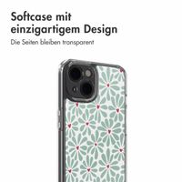 imoshion Design Hülle Apple iPhone 14 - Bloom Love Sage Green
