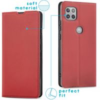 imoshion Slim Folio Klapphülle Motorola Moto G 5G - Rot