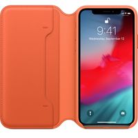 Apple Leather Folio Klapphülle Sunset für das Apple iPhone X / Xs