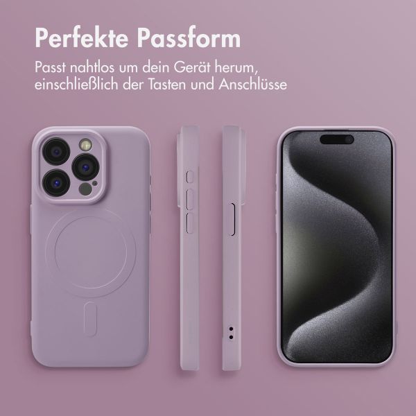 imoshion Color Back Cover mit MagSafe für das iPhone 15 Pro - Violett