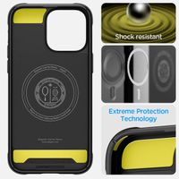 Spigen Rugged Armor Backcover MagSafe für das Apple iPhone 14 Pro Max- Schwarz