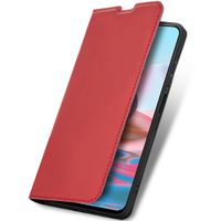 imoshion Slim Folio Klapphülle  Xiaomi Redmi Note 10 (4G) / Note 10S - Rot