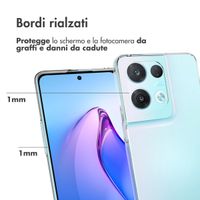 Accezz Clear TPU Backcover Oppo Reno 8 Pro 5G - Transparent