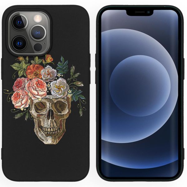 imoshion Design Hülle für das iPhone 13 Pro - Flower skull