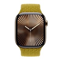 Apple Geflochtenes Solo Loop für  Apple Watch | 44/45/46/49 mm - Größe 0 - Chartreuse
