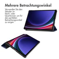 imoshion Trifold Klapphülle für das Samsung Galaxy Tab S9 11.0 Zoll - Dunkelblau