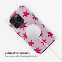 Selencia Vivid Rückabdeckung mit MagSafe Apple iPhone 15 Pro - Stars Rubine Red Light Pink