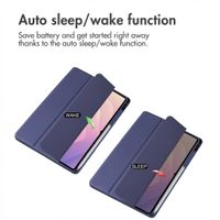 imoshion Trifold Hardcase Klapphülle Samsung Galaxy Tab S11 Ultra - Dunkelblau