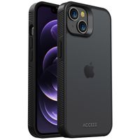 Accezz Rugged Frosted Back Cover für das Apple iPhone 14 - Schwarz