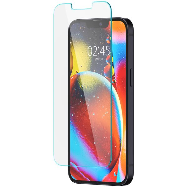 Spigen GLAStR Fit Displayschutzfolie  + Applicator 2-pack für das Apple iPhone 13 Mini
