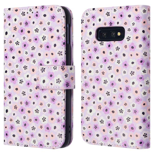 imoshion ﻿Design Klapphülle für das Samsung Galaxy S10e - Purple Flowers