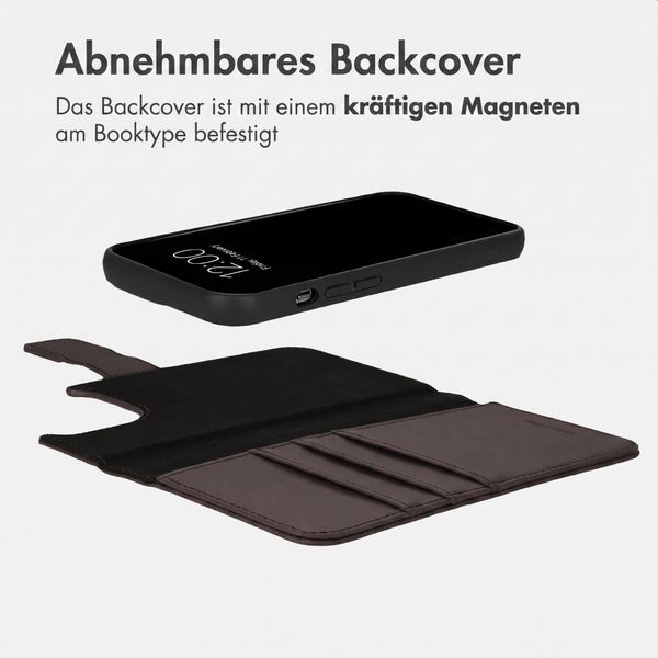 imoshion Herausnehmbare 2-in-1 Luxus-Bookcase Apple iPhone 13 Pro - Braun