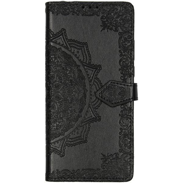 Mandala Klapphülle Motorola Moto G8 Power Lite - Schwarz