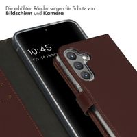 Selencia Echtleder Klapphülle für das Samsung Galaxy S24 - Braun