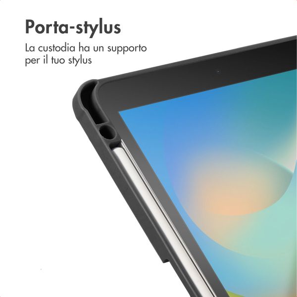 imoshion Origami Klapphülle Apple iPad 9 (2021) 10.2 Zoll / iPad 8 (2020) 10.2 Zoll / iPad 7 (2019) 10.2 Zoll - Schwarz