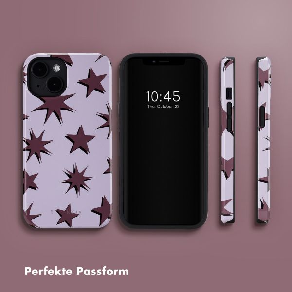 Selencia Vivid Rückabdeckung mit MagSafe Apple iPhone 14 - Stars Plum Lilac
