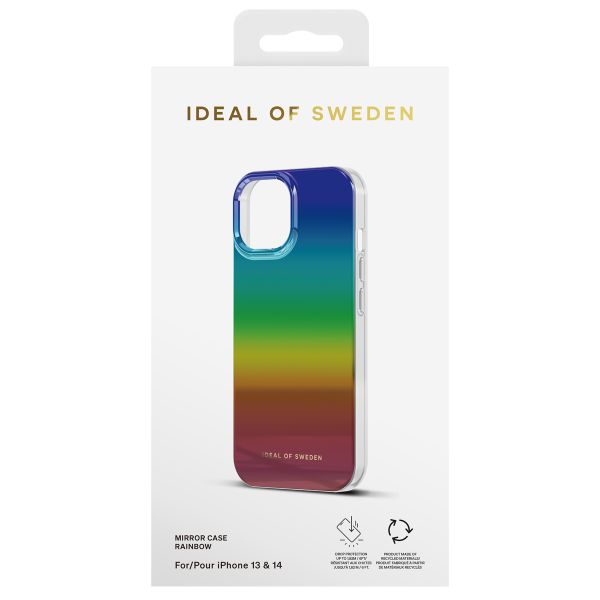 iDeal of Sweden Mirror Case Apple iPhone 14 / 13 - Rainbow