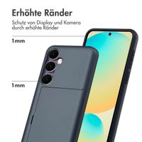 imoshion Backcover mit Kartenfach Samsung Galaxy S24 FE - Dunkelblau