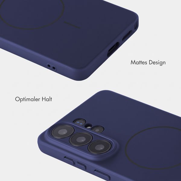Accezz Grip Backcover mit MagSafe Samsung Galaxy S26 Ultra - Dunkelblau