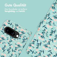 imoshion Design Klapphülle Google Pixel 9A - Blue Flowers