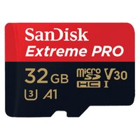 SanDisk microSD Extreme PRO - 32GB - Inklusive SD-Adapter und RescuePro Deluxe - UHS-I/U3/Full HD/4K UHD