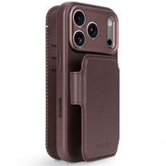 Decoded 2 in 1 Leather Klapphülle MagSafe Apple iPhone 18 Pro / 17 Pro - Chocolate Brown