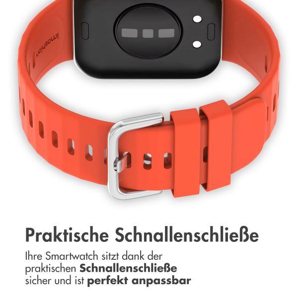 imoshion Silikonband für das  Huawei Watch Fit 3 - Orange