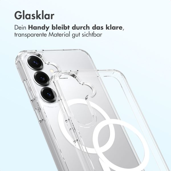 Accezz Xtreme Impact Backcover mit MagSafe Samsung Galaxy S25 Plus - Transparent