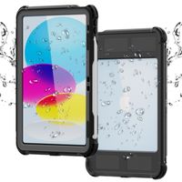 Redpepper Waterproof Backcase Apple iPad 11 (2025) 11 Zoll A16 / iPad 10 (2022) 10.9 Zoll - Schwarz