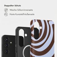 Selencia Vivid Rückabdeckung mit MagSafe Samsung Galaxy S25 - Dream Swirl Chocolate