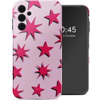 Selencia Vivid Backcover Samsung Galaxy A15 (5G/4G) - Stars Rubine Red Light Pink