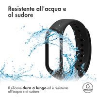imoshion Silikon Sportarmband für Xiaomi Mi Band 3 / 4 - Schwarz